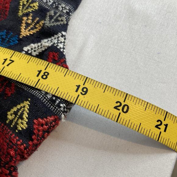 Vintage Women's Embroidered Aztec Tribal Print Vest Est. Size M Tapestry Boho - Picture 4 of 10